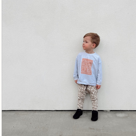 Bobby G Tan Beige Patterned Joggers Neutral 3-6 months - Picture 4 of 4